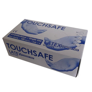 Disposable Gloves Latex P/F Clear – 10 x 100