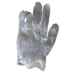 Disposable Gloves Vinyl P/F Clear – 10 x 100